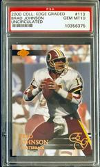 Brad Johnson [Uncirculated] #113 Football Cards 2000 Collector's Edge Graded Prices