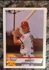 Brian Dorsett #8 Baseball Cards 1993 Fleer ProCards Triple A League All Stars Prices