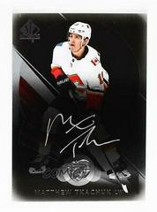 Matthew Tkachuk [Future Watch Autograph Limited Black] Hockey Cards 2017 SP Authentic Prices
