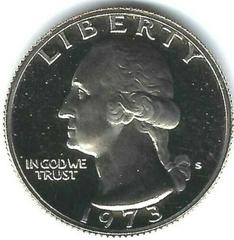 1973 S [PROOF] Coins Washington Quarter Prices