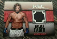 Urijah Faber [Black] #FR-UF Ufc Cards 2011 Topps UFC Title Shot Fighter Relics Prices
