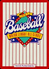 Card Back | Ken Griffey Jr. [Ace of Diamonds] Baseball Cards 1991 U.S. Playing Card All Stars