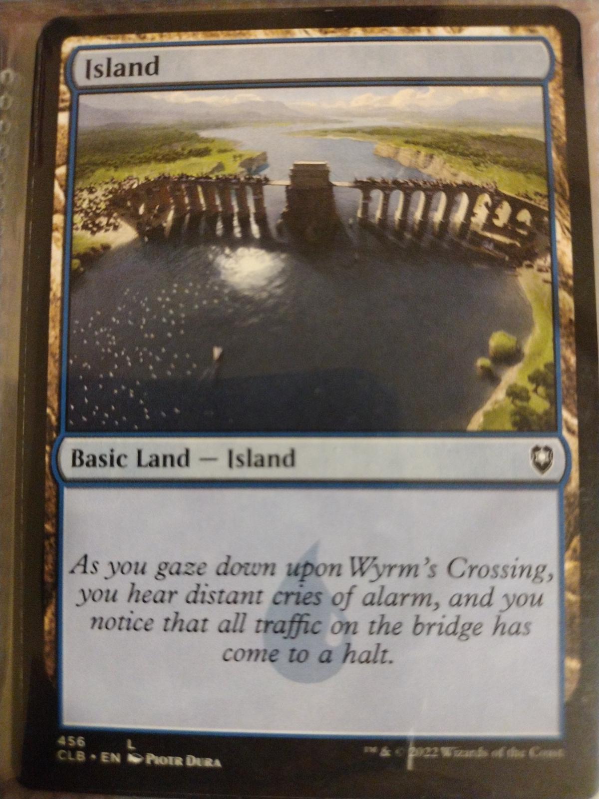 Island #456 Magic Commander Legends: Battle for Baldur's Gate