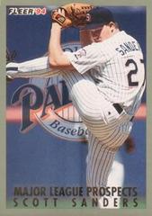 Scott Sanders #31 Baseball Cards 1994 Fleer Major League Prospects Prices