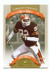 Ozzie Newsome [Timeless Tributes] #142 Football Cards 2002 Panini Donruss Classics Prices