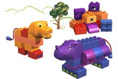 LEGO Set | Rhino and Lion LEGO Explore