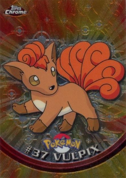 Vulpix Topps Chrome PSA good 9 Pokemon