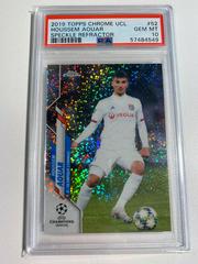 Houssem Aouar [Speckle Refractor] Soccer Cards 2019 Topps Chrome UEFA Champions League Prices