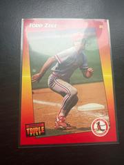 Todd Zeile #141 Baseball Cards 1992 Panini Donruss Triple Play Prices