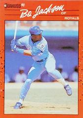 Bo Jackson [Error] #61 Baseball Cards 1990 Donruss Prices