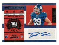 Tyler Sash [Autograph] #183 Football Cards 2011 Playoff Contenders Prices