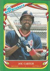 Joe Carter #21 Baseball Cards 1987 Fleer Star Stickers Prices