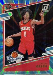Jalen Green [Holo Teal Laser] #2 Basketball Cards 2021 Panini Donruss The Rookies Prices