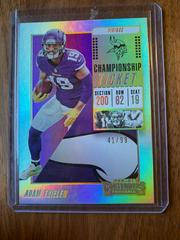 Adam Thielen [Championship Ticket] #40 Football Cards 2018 Panini Contenders Prices