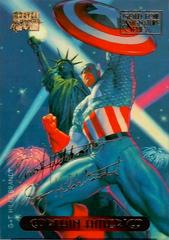 Captain America [Gold Foil Signature] #18 Marvel 1994 Masterpieces Prices