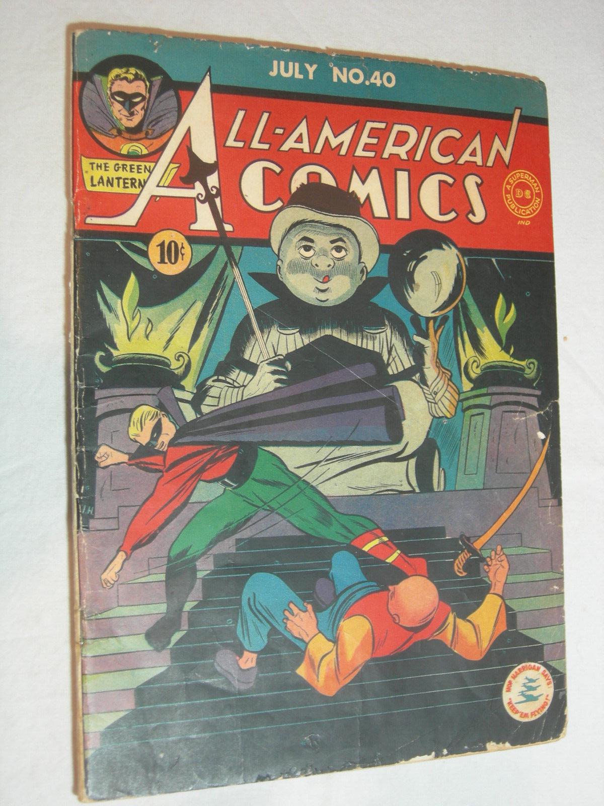 All-American Comics #40 (1942) Comic Books All-American Comics