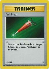 Full Heal [1st Edition] #82 Prices | Pokemon Base Set | Pokemon Cards