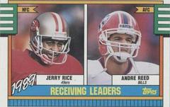 Jerry Rice, Andre Reed #431 Football Cards 1990 Topps Prices