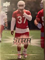 Ali Highsmith #RE94 Football Cards 2008 Upper Deck Rookie Exclusives Prices