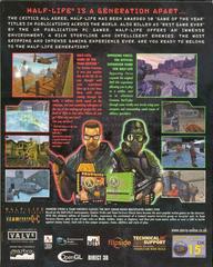 Back Cover | Half-Life: Generation PC Games
