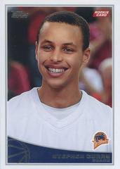 Stephen Curry 2009-10 Topps Basketball Autograph Chef Curry Inscription  Rookie Card #321 BGS 9