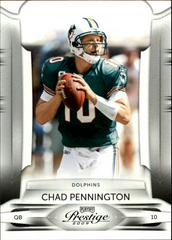 Chad Pennington #51 Football Cards 2009 Playoff Prestige Prices