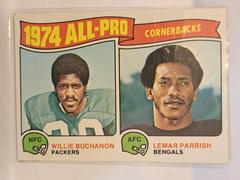 1974 All-Pro:  Cornerbacks #221 Football Cards 1975 Topps Prices