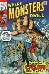 Where Monsters Dwell #1 (1970) Comic Books Where Monsters Dwell Prices