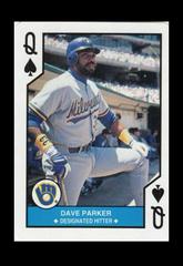 Dave Parker [Queen of Spades] Baseball Cards 1990 U.S. Playing Card All Stars Prices
