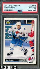 Bill Lindsay Hockey Cards 1992 Upper Deck Prices