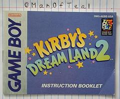 Manual  | Kirby's Dream Land 2 GameBoy