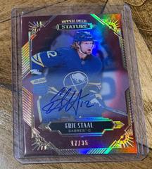 Eric Staal [Red Autograph] Hockey Cards 2020 Upper Deck Stature Prices