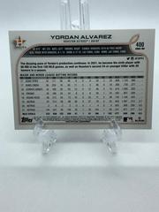 Back Of Card | Yordan Alvarez Baseball Cards 2022 Topps