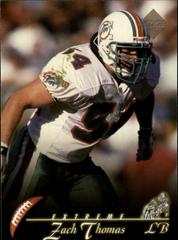 Zach Thomas #93 Football Cards 1997 Collector's Edge Extreme Prices