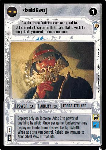 Tamtel Skreej [Limited] Star Wars CCG Jabba's Palace