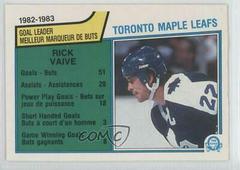 Rick Vaive Hockey Cards 1983 O-Pee-Chee Prices