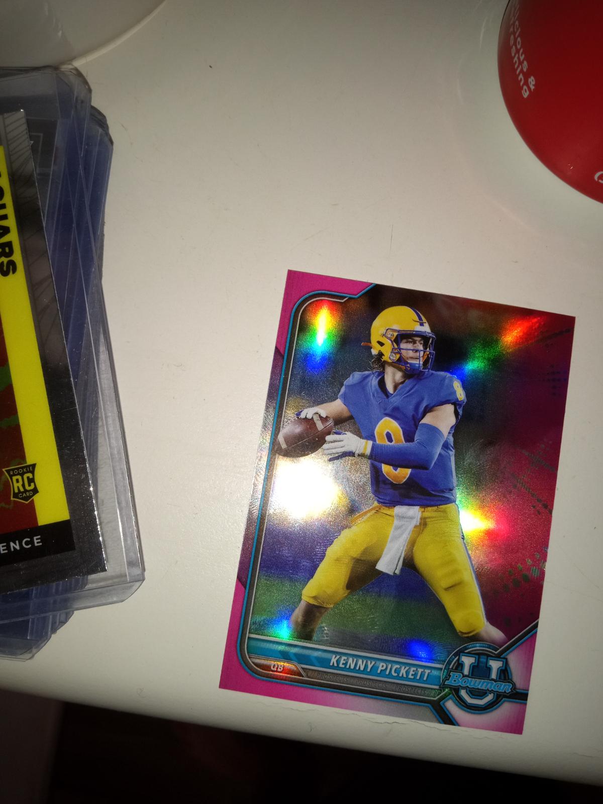 Kenny Pickett Pink Refractor Ungraded Bowman University