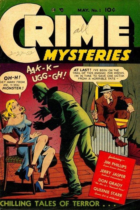 Crime Mysteries #1 (1952) Comic Books Crime Mysteries