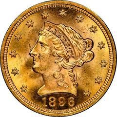 1896 [PROOF] Coins Liberty Head Quarter Eagle Prices