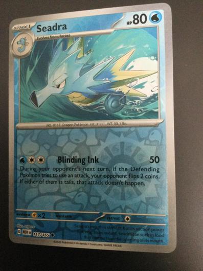 Seadra [Reverse Holo] #117 photo