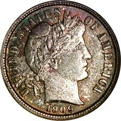 1909 D Coins Barber Dime Prices