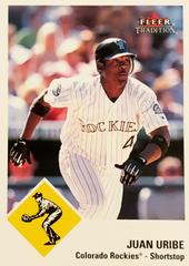 Juan Uribe #199 Baseball Cards 2002 Fleer Tradition Prices