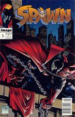Spawn [Newsstand] #5 (1992) Comic Books Spawn Prices