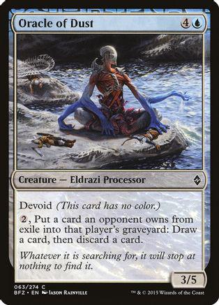 Oracle of Dust [Foil] Magic Battle for Zendikar