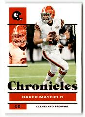 Baker Mayfield [Pink] #22 Football Cards 2021 Panini Chronicles Prices