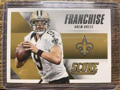 Drew Brees #8 Football Cards 2015 Panini Score Franchise Prices
