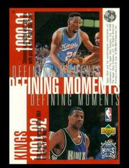 Back | Defining Moments Sacramento Kings [Mitch Richmond / Corliss Williamson / Lionel Simmons / Billy Owens] Basketball Cards 1997 Upper Deck
