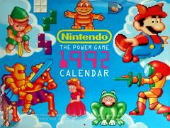 Nintendo The Power Game Calendar 1992 - Cover | Nintendo The Power Game 1992 Calendar Nintendo Power