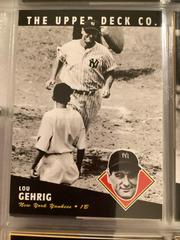 Lou Gehrig [125th Anniversary] #40 Baseball Cards 1994 Upper Deck All Time Heroes Prices