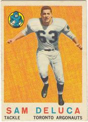 Sam DeLuca #67 Football Cards 1959 Topps CFL Prices